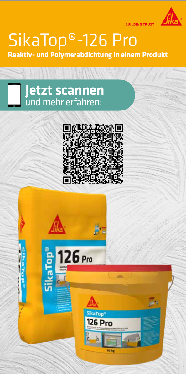SikaTop-126 Pro Polymerabdichtung A+B