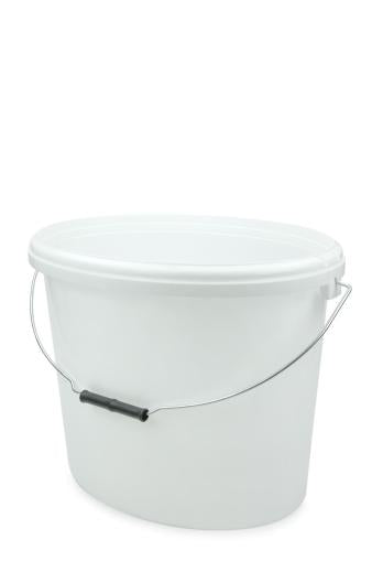 Eimer 18 Liter Grau/weiss