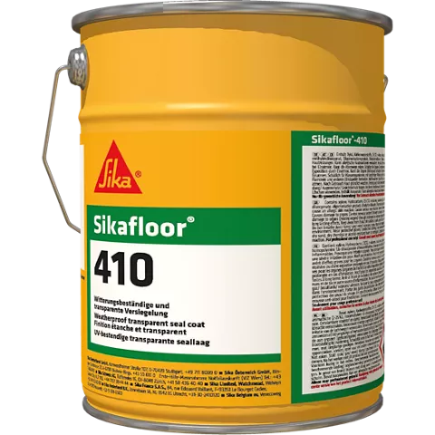 Sika Foor 410 1-komponentige, elastische, seidenmatte PUR-Versiegelung 3l-10l