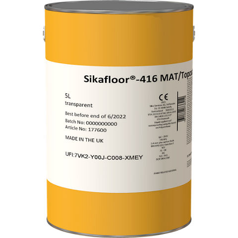 Sikafloor®-416 MAT 5kg 1K PU Transparent