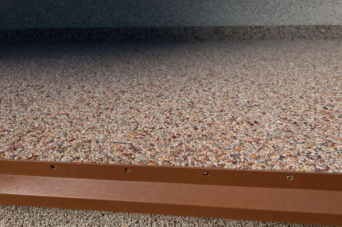 Balkonabschlussprofil Steinteppich Gelocht 3m