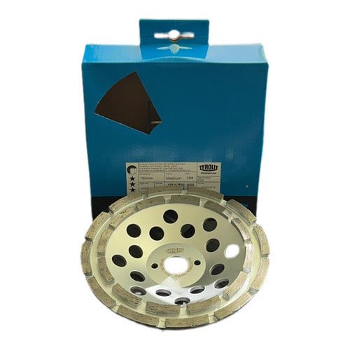 Betonschleifscheibe_Tyrolit Tyrolit Schleifteller 180 mm Mittelhart – Bild 1