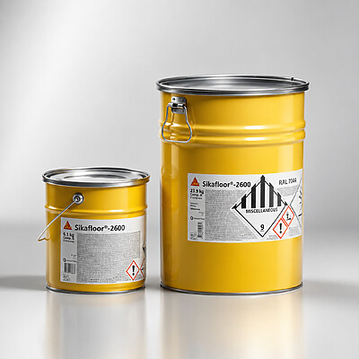 Sikafloor 2600 Bodenbeschichtung Farbig Epoxydharz 30 Kg Komp A B